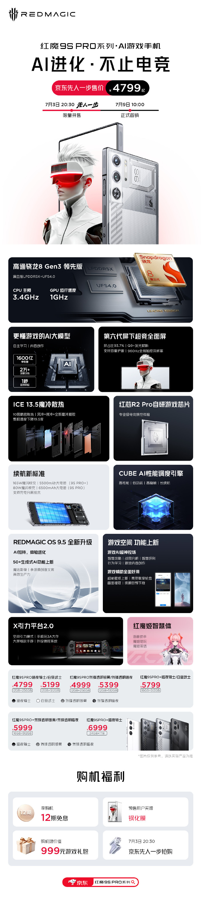 De 9S Pro-serie is officieel...(Bron: RedMagic via Weibo)