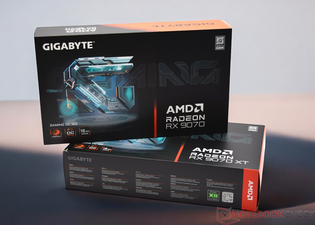 Gigabyte Radeon RX 9070 XT Gaming OC en Gigabyte Radeon RX 9070 Gaming OC