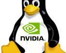 Nvidia-stuurprogramma's op Linux maken nu standaard gebruik van open-source GPU-kernelmodules. (Afbeeldingsbron: Nvidia-logo en Tux, Wikimedia Commons)