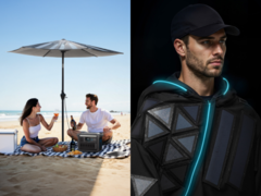 Anker heeft de Solix Solar Umbrella en Solix Solar Cloak onthuld. (Afbeeldingsbron: Anker)