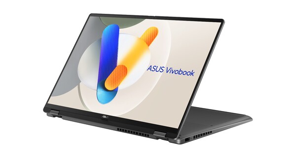 De Asus Vivobook 16 Flip heeft een Lumina OLED-scherm. (Afbeeldingsbron: Asus)