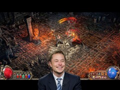 Elon Musk heeft bekend vals te spelen in Path of Exile 2 en Diablo 4. (Afbeeldingsbron: Pixabay, Tumisu / YouTube, WoldGamerSK)