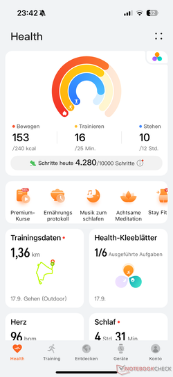 Huawei Gezondheidsapp