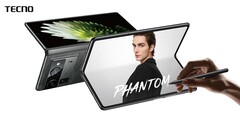 De Tecno Phantom V Fold 2 is slanker en lichter dan zijn voorganger. (Afbeeldingsbron: Tecno)