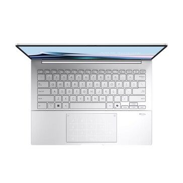 Toetsenbord en touchpad van de Asus Zenbook 14. (Afbeeldingsbron: Asus)