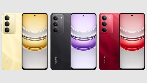 De Realme V60 Pro is verkrijgbaar in drie kleuren. (Afbeeldingsbron: Realme)