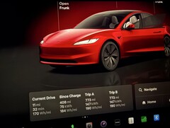 De Tesla Model 3 Long Range RWD werd eerder dit jaar onthuld voor $42.490, met een geadverteerde actieradius van 363 mijl. (Afbeeldingsbron: @dkrasniy via X/Twitter)