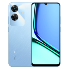 De Realme Narzo N61 is slechts 7,84 mm dik en heeft toch een batterij van 5.000 mAh (Afbeelding bron: Realme)