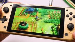 Hyrule-editie Switch Lite met mods (Afbeelding Bron: Taki Udon op Youtube)