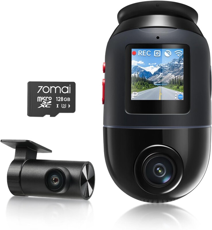 De 70mai 4K Omni dashcam heeft een ingebouwde GPS met routetracking (Afbeelding bron: 70mai)