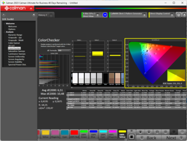 Calman ColorChecker OD-modus