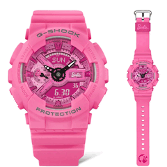 Het Casio G-Shock GMA-S110BE-4A limited edition Barbie-horloge werkt op een CR1220 batterij, met een geschatte batterijlevensduur van 2 jaar (Afbeelding bron: Casio)