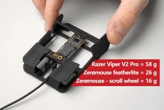 De Zeromouse V35 is een ongelooflijk lichte, minimalistische gamingmuis die enige montage vereist. (Afbeelding bron: Zeromouse)