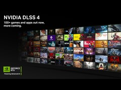 Nvidia&#039;s nieuwste upscaling-technologie, DLSS 4, wordt nu ondersteund in meer dan 100 games en apps. (Afbeeldingsbron: Nvidia)