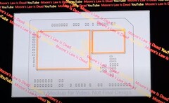 Zo zou AMD&#039;s 12-core Zen 6 CCD eruit kunnen zien (afbeeldingsbron: Moore&#039;s Law is Dead op YouTube)