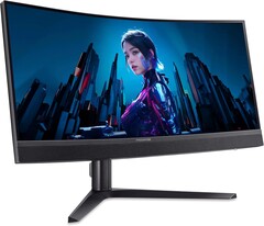 De Predator X34 V3 levert tot 1000 nits in HDR-modus dankzij de Mini LED backlight-zones. (Afbeeldingsbron: Acer)