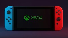 Xbox&#039; draagbare console zou kunnen lijken op Nintendo Switch. (Bron: Tobiah Ens op Unsplash/Xbox/Edited)