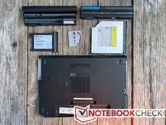 De batterij, opslagdrive, ExpressCard-sleuf en DVD-drive van de Dell Latitude E6430 kunnen allemaal in minder dan een minuut worden verwisseld.