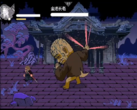 Een snapshot van de door fans gemaakte Black Myth: Wukong 2D pixelversie. (Afbeeldingsbron: 火山哥哥 via bilibili.com) 