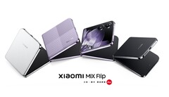 De Xiaomi MIX Flip is Xiaomi&#039;s eerste opvouwbare smartphone in de vorm van een clamshell. (Afbeeldingsbron: Xiaomi).