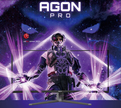 De AGON PRO AG346UCD is een van de verschillende 34-inch gebogen monitoren met een 1440p en 175 Hz QD-OLED paneel. (Afbeeldingsbron: AOC)