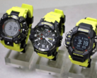 Van links naar rechts, de Casio GW-9500MRY-1A9 Mudman, GR-B300RY-1A9 GravityMaster, GPR-H1000RY-1A9 RangeMan (Afbeelding bron: @geesgshock op Instagram))