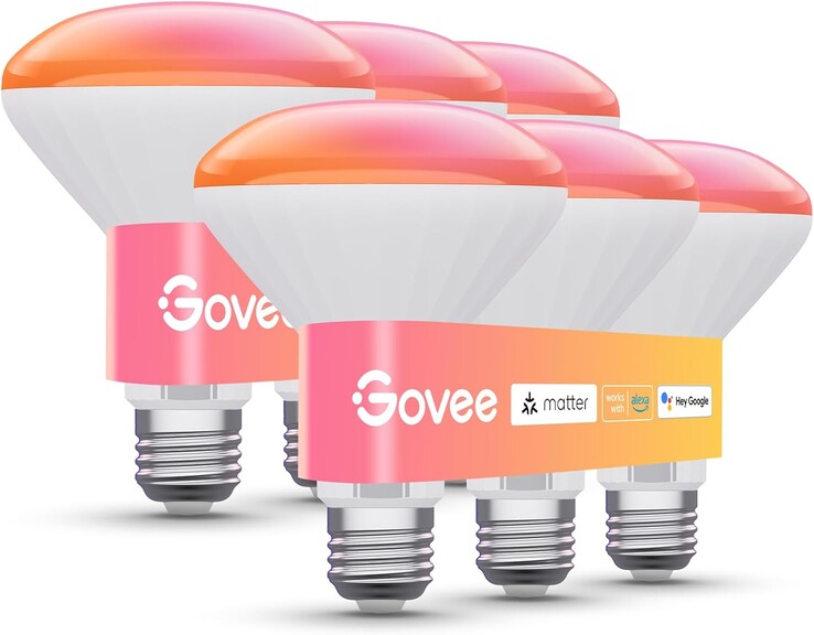 De nieuwe Govee BR30 E26 Smart Bulb. (Afbeeldingsbron: Govee)