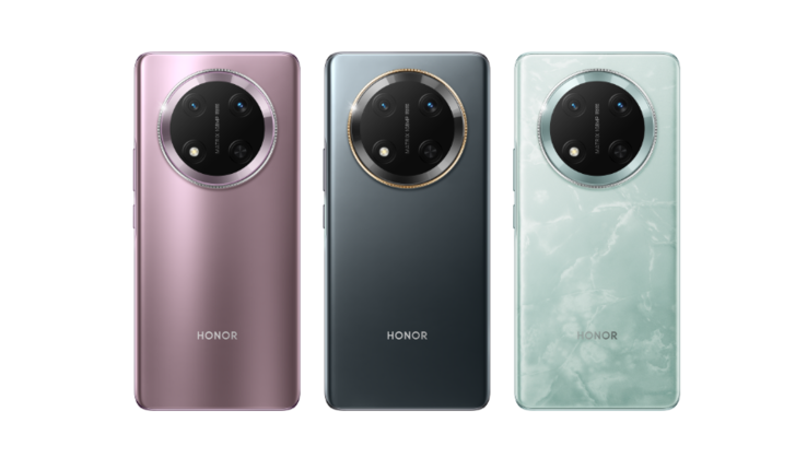 Honor X9c in paars, zwart en jade cyaan (Afbeeldingsbron : Honor)