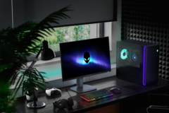 De Alienware AW2725DM gaming monitor (afbeelding) ondersteunt zowel Nvidia G-Sync als AMD FreeSync. (Afbeeldingsbron: Alienware)