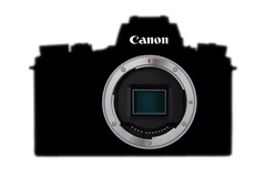 Volgens geruchten komt Canon met een compacte PowerShot V100 camera met een APS-C sensor en een verwisselbare lensvatting. (Afbeelding bron: Canon - bewerkt)