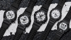 De Casio G-SHOCK Zwart-wit collectie. (Afbeeldingsbron: PR Newswire)