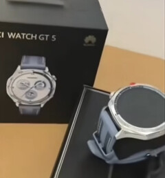 De Watch GT 5 is al uit de doos gehaald in China. (Afbeeldingsbron: Bilibili)