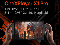 De OneXPlayer X1 Pro is een extra grote gaming-handheld. (Afbeeldingsbron: One-Netbook)