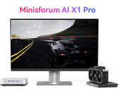 Minisforum AI X1 Pro heeft twee USB4-poorten en één OCuLink-poort (Afbeelding bron: Minisforum - bewerkt)