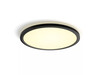 Het Philips Hue Tento ronde LED plafondpaneel, White Ambiance, Black Frame, 54,2 cm. (Afbeeldingsbron: Philips Hue)