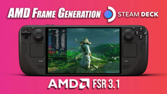 AMD FSR 3.1 en frame-generatie op Valve Steam Deck stuwen de gaming-prestaties omhoog (Afbeeldingsbron: ETA Prime)