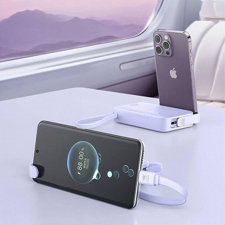 Anker heeft de 335 Power Bank (PowerCore 20K, met ingebouwde USB-C-kabel) gelanceerd in China. (Afbeeldingsbron: Anker)