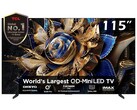 De TCL X955 MAX TV heeft een 115-inch QD Mini LED-paneel met een variabele vernieuwingsfrequentie van 144 Hz (Afbeelding bron: TCL)