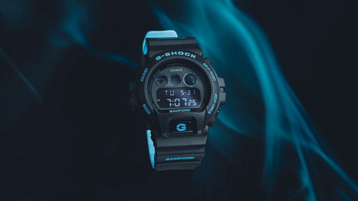 Het tweede Casio G-Shock x Bamford collab horloge (afbeelding) gebruikte de Casio DW-6900BWD-1ER als basis. (Afbeeldingsbron: Casio)