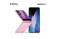 De Infinix Zero Flip wordt de eerste opvouwbare smartphone van het merk. (Afbeeldingsbron: MySmartPrice)