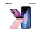 De Infinix Zero Flip wordt de eerste opvouwbare smartphone van het merk. (Afbeeldingsbron: MySmartPrice)