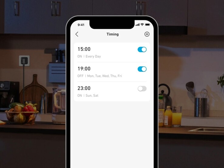 U kunt timers instellen voor de Anker SOLIX Smart Plug in de app. (Afbeeldingsbron: Anker)