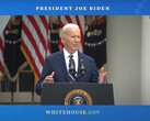 Biden regering rondt enorme tariefverhogingen af op in China geproduceerde EV's, lithiumbatterijen, zonnepanelen en meer. (Bron: Whitehouse op YouTube)