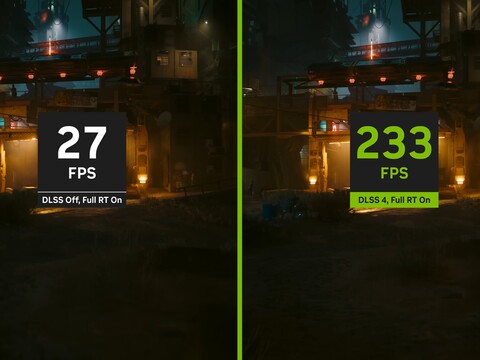 Nvidia DLSS 4 FPS-boosts (Afbeelding Bron: Nvidia)