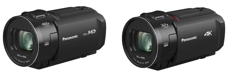 De 2K HC-V900 (links) sensor heeft een effectieve resolutie van 6,17 megapixels in videomodus, terwijl de 4K HC-VX3 (rechts) sensor een effectieve resolutie van 8,29 megapixels heeft. (Afbeeldingsbron: Panasonic)