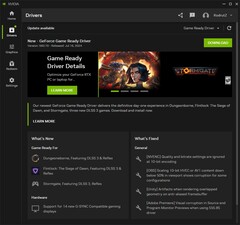 Nvidia GeForce Game Ready Driver 560.70 update melding en details (Bron: Eigen)