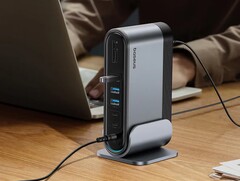 UnionJoy: Docking station ondersteunt ook geheugenkaarten en meerdere schermen (Afbeelding bron: Baseus)