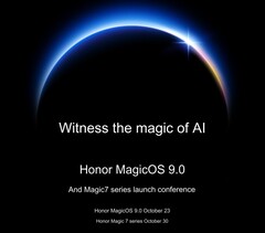 Honor Magic 7-serie en MagicOS 9.0 lanceerdatum officieel bevestigd (Afbeeldingsbron: Weibo via Honor mobiele telefoon)