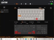 Lofree Key Mapper remap-scherm