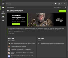 Nvidia GeForce Game Ready Driver 560.94 update notes in de Nvidia app (Afbeeldingsbron: Eigen)